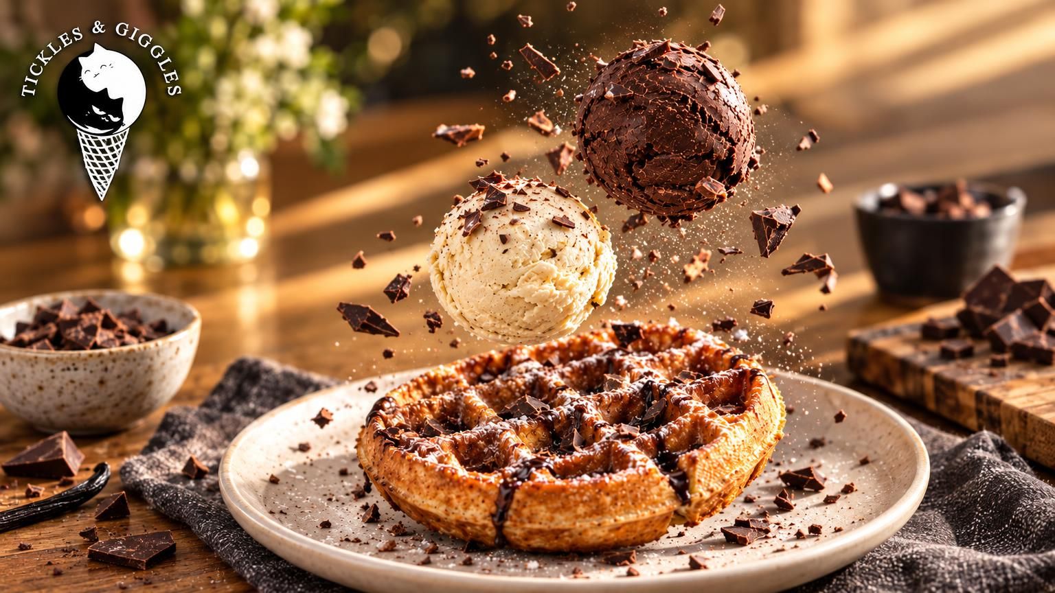 $14 Waffle + 2 Scoops of Classic Gelato