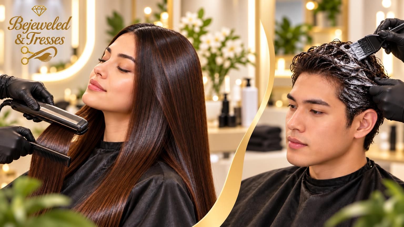 50% Off Hair Colouring/Keratin Treatment